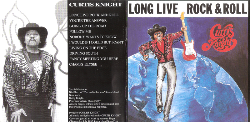 Booklet Curtis Knight CD - by Annette Sieger